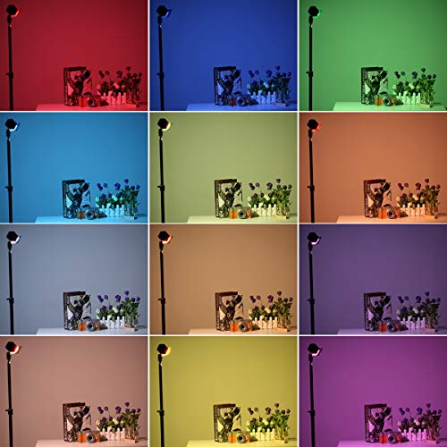 Dazzne Mini Cube LED Video Light with 1/4" 20 Screw Hole iPhone LED Light for Smartphone, Drone, DSLR, Camcorder and Action Cameras- Waterproof 20M - Thumbnail 6