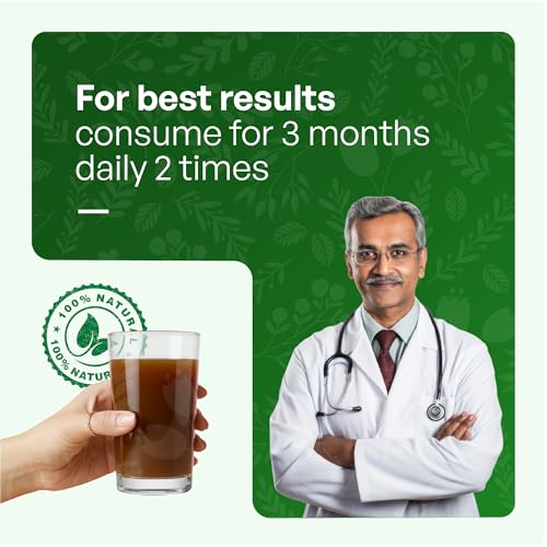 Image of Arjun Ashwagandha Juice - Ayurvedic Blend for Heart Health and Stress Relief (1L) (Pack of 1)