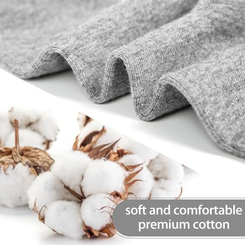 Image of FGZ Mens Crew Socks Breathable Cotton Soft Casual Thin Socks for Work,Sport & Everyday Wear,5 Pairs