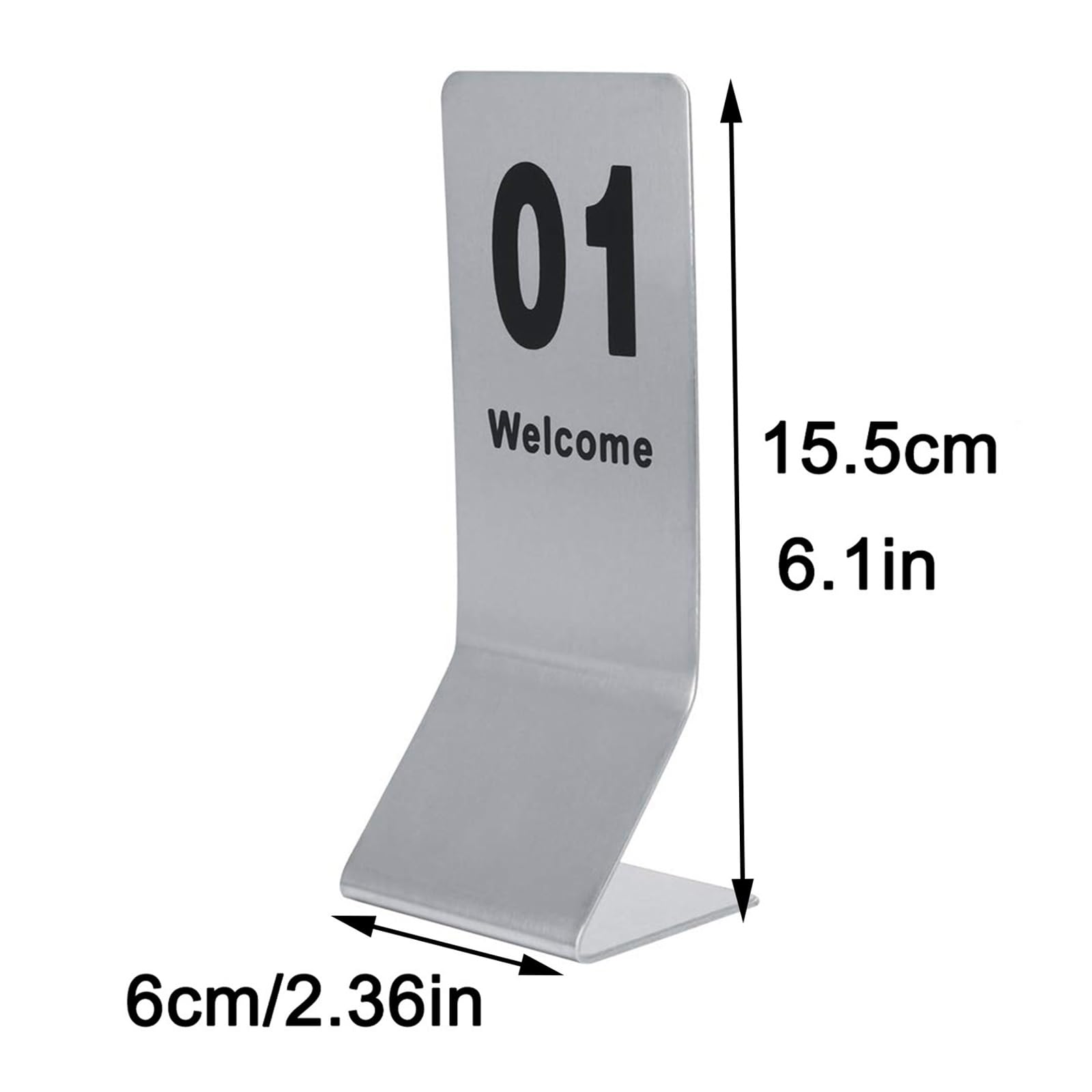 Table Numbers Edelstahl Tischnummern Hochzeit Sitzplan Tischkarten 1-10/20/30 Sitzplan Hochzeit, Tischnummern Nummernschilder, Doppelseitige Zahlen, Stapelbare Tischnummernschilder(1-10)