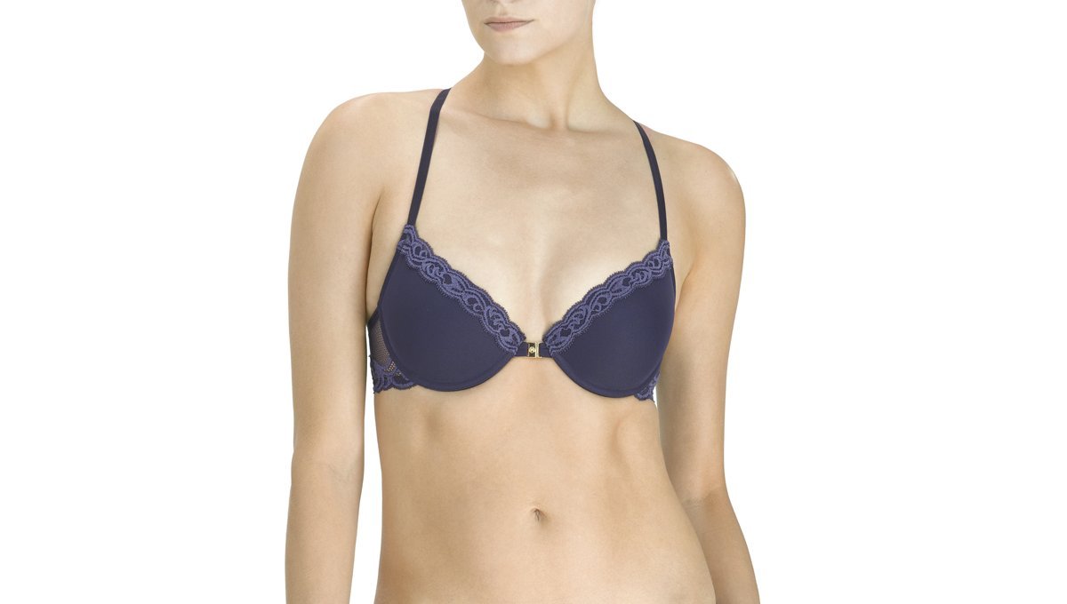 NatoriWomen's Feathers Front Close T-Back Bra