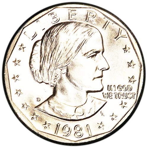 1981 D BU Susan B Anthony S.B.A. Dollar Choice Uncirculated US Mint