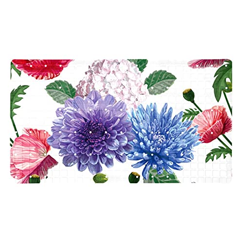 Tapis de douche antidérapant à ventouses et drainage efficace 40x70 - 2