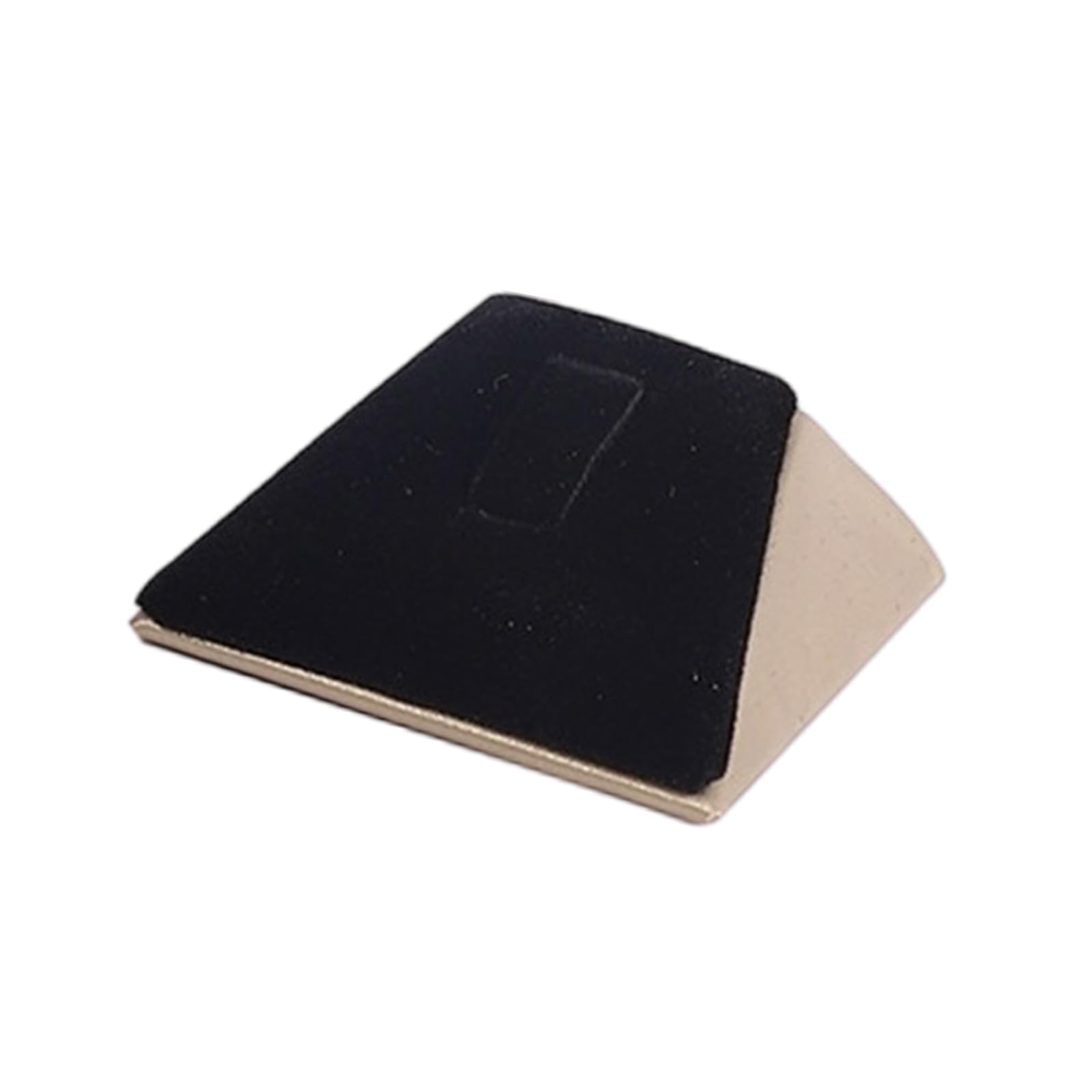BELOWSYALER Compact Black Velvety Jewelry Organizers with Ample Space Display Tray for Earrings Necklaces Bracelets and Rings Stylish Showcase