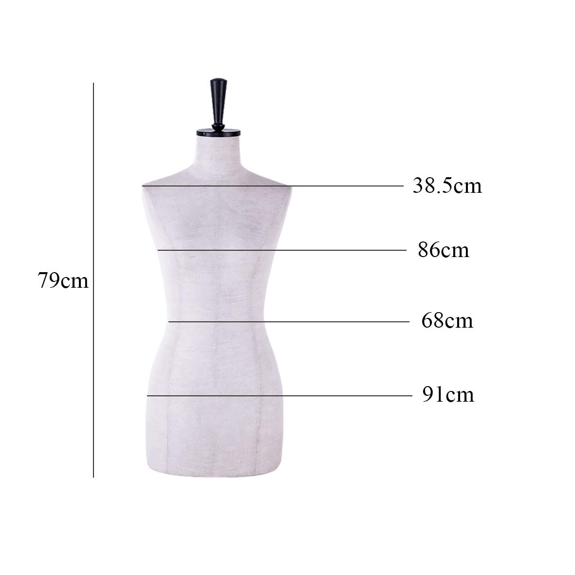 Maniquí de Sastre, maniquí de Costura Femenino, maniquí de confección, maniquí estereoscópico, maniquíes de exhibición, 170/92A