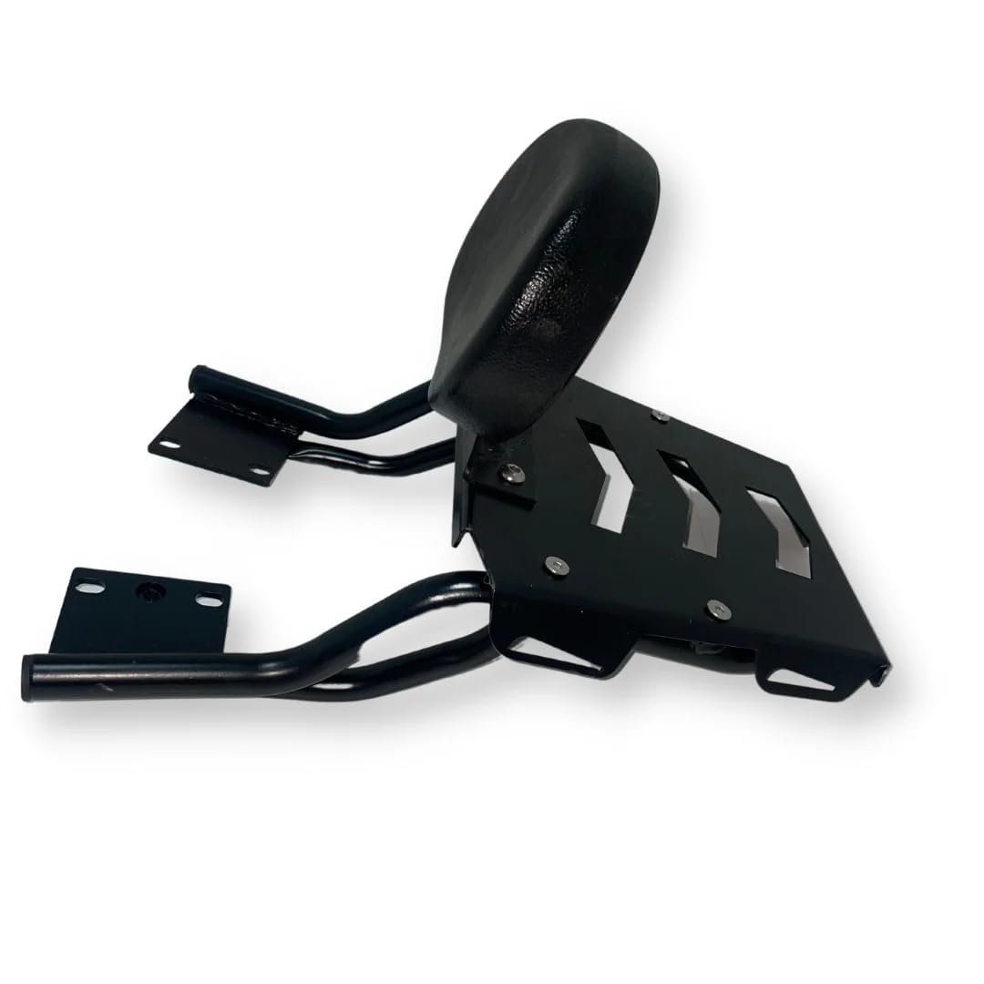 Rear Top Rack Compatible with Royal Enfield Hunter 350 | Heavy Duty Luggage Carrier Plate | Back Carrier Rack-image-41