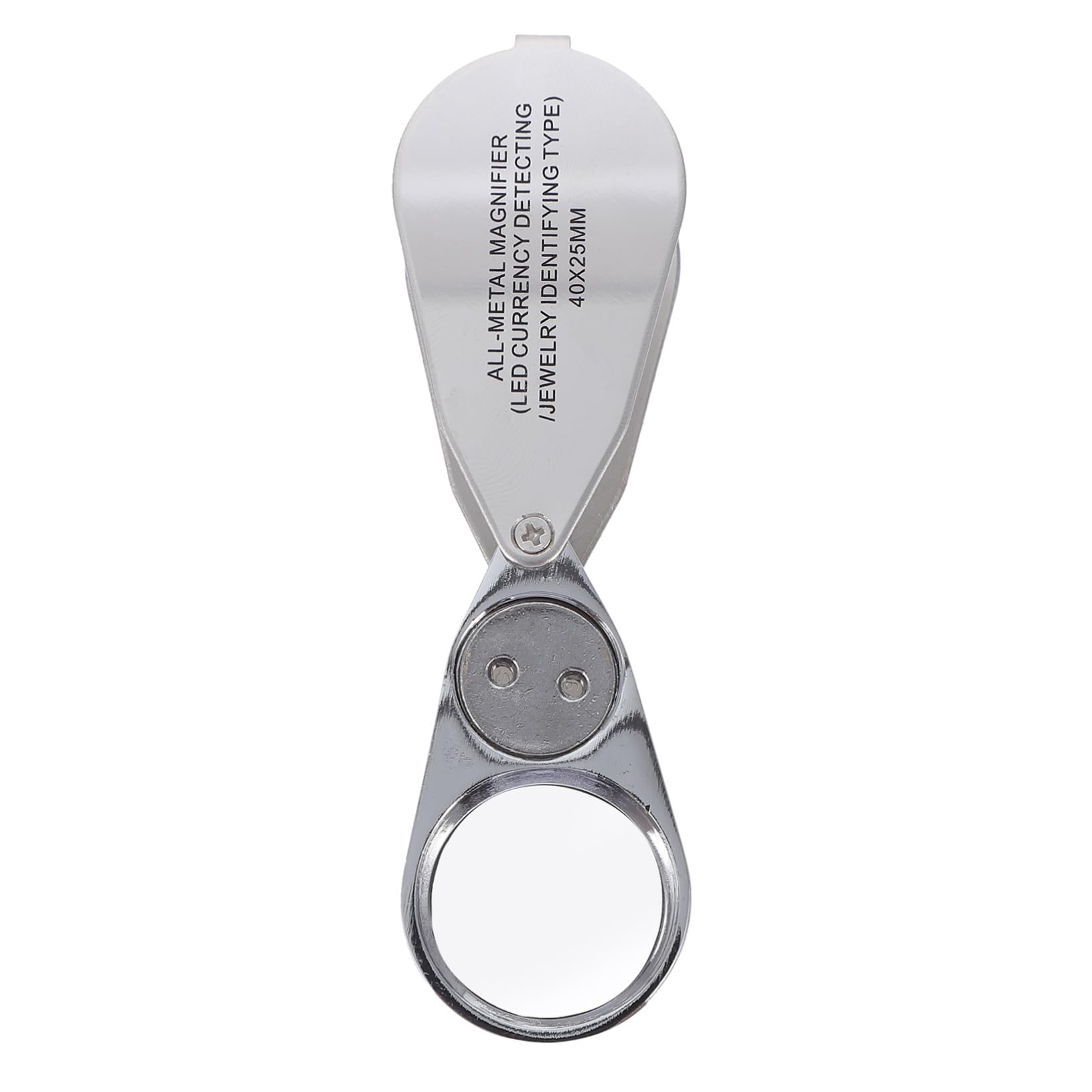 VALICLUD 1pc LED Light Jewelry Magnifier Dual Lens Loupe for Coin Collectors Jewelers and Hobbyists Portable and Lightweight with High Grade Material for Reliable Use