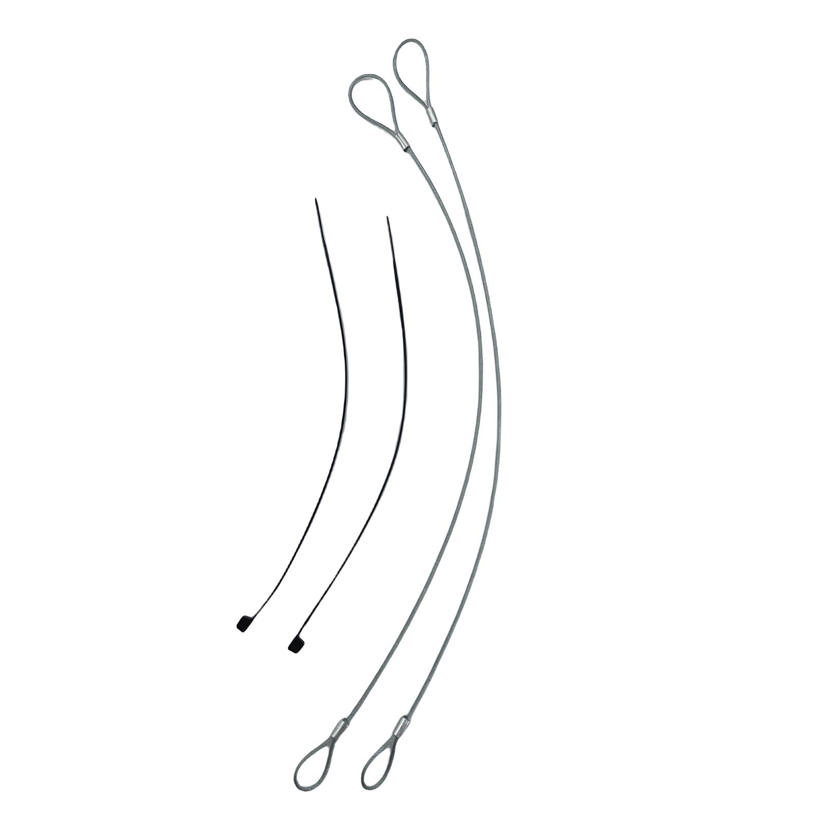 CALANDIS 2 Pieces Emergency Hood Release Cable Replaces for C4 1984-1996 Durable