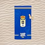 Toalla de playa del Real Oviedo.