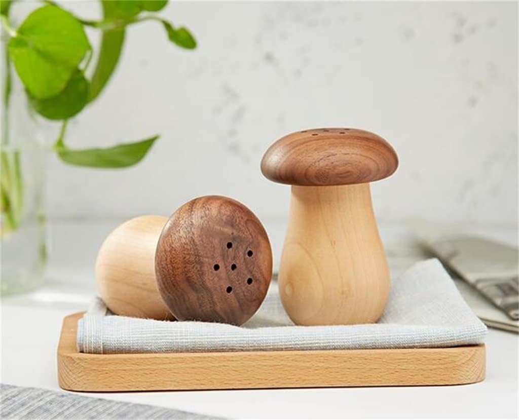 Toothpick Box, Toothpick Holder,Toothpick Dispenser,Wooden Toothpick Holder Wooden Barrel Needle Holder Handmade Mushroom