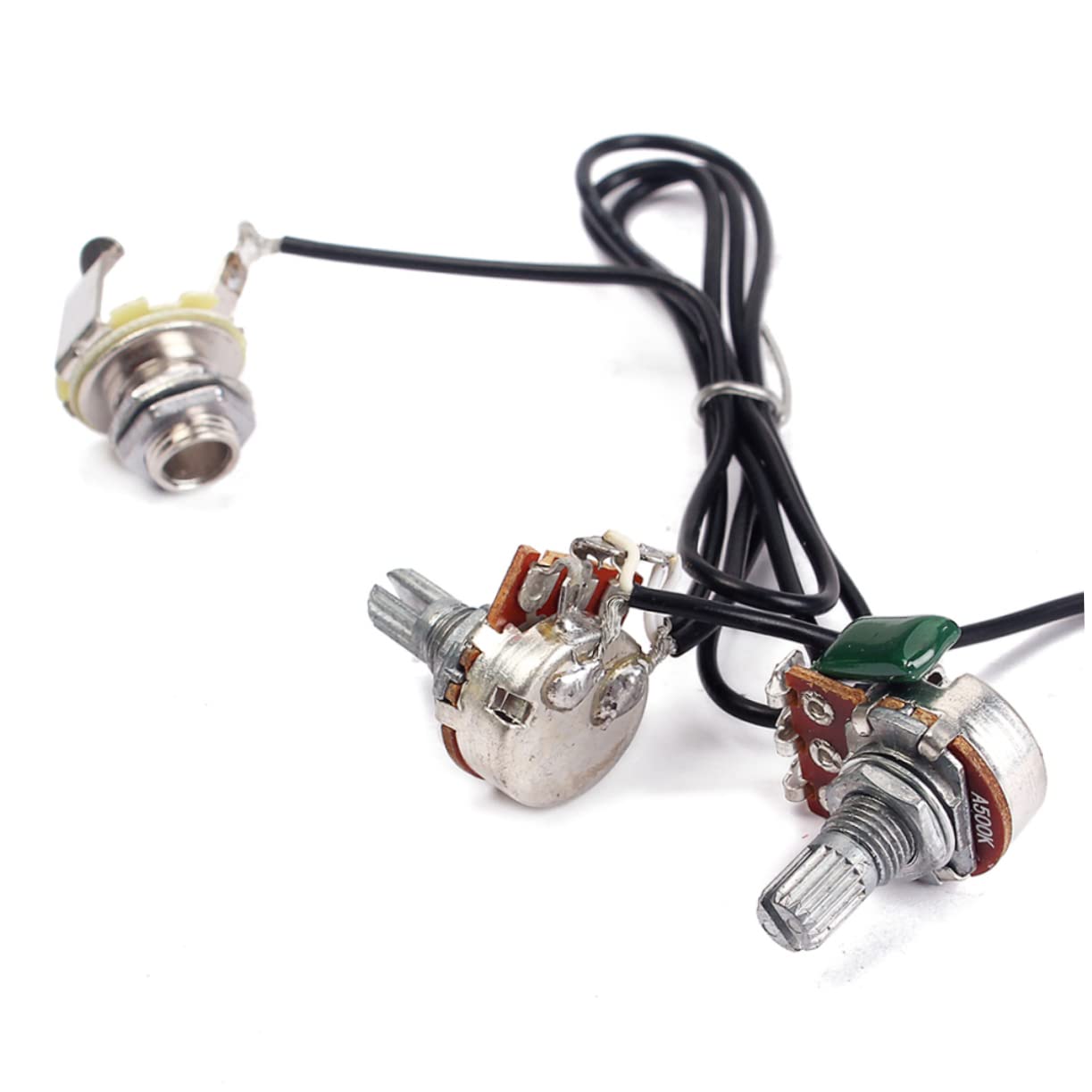 BESTonZON 3 Pz pickup per chitarra Pickup chitarra corde Pickup chitarra leggero e resistente pickup humbucker pickup a quattro corde nella buca scatola pickup alla buca in metallo