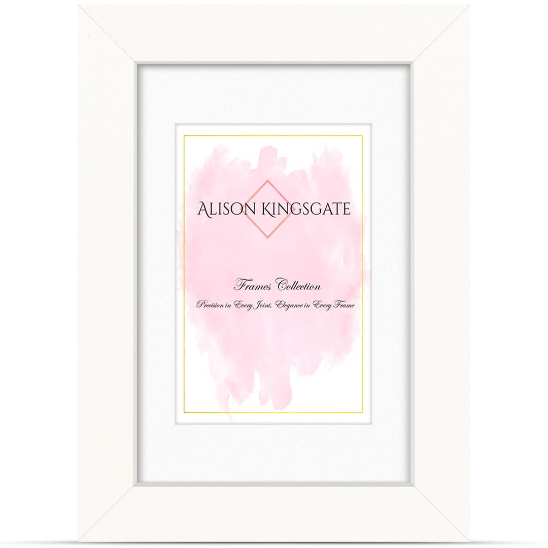 Alison Kingsgate 12X10 WHITE Picture Frame with Mount for 10x8 Photos — image 1