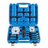 [PERFEKTE KOMBINATION]: Radlager-Abzieher-Kit sind zwei der am häufigsten verwendeten Lagerabscheider. Abscheider können alle Arten von Lagertrennvorgängen ab Ø 30 und Schrauben Ø 75 mm ausführen.