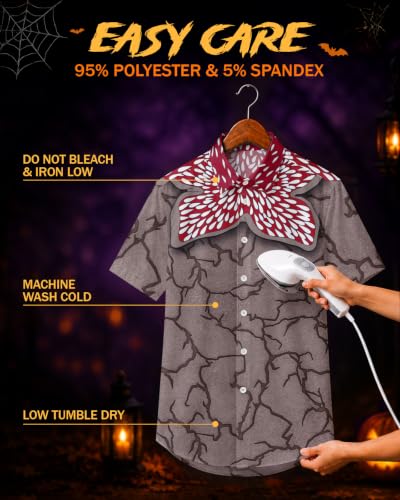 Image of 99TIMORO Movie Characters Halloween Shirt for Men Short Sleeve Top