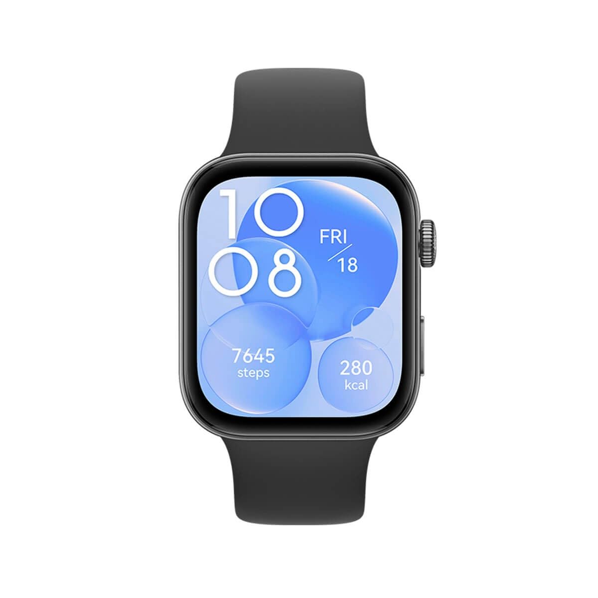 HUAWEI Watch FIT 3, 1,82″ AMOLED-Display, Ultraschlankes Design, Bluetooth-Anrufe, Bis zu 10 Tage Akkulaufzeit, Kompatibel mit iOS & Android, Umfassendes Fitness-Management, GPS, Schwarz
