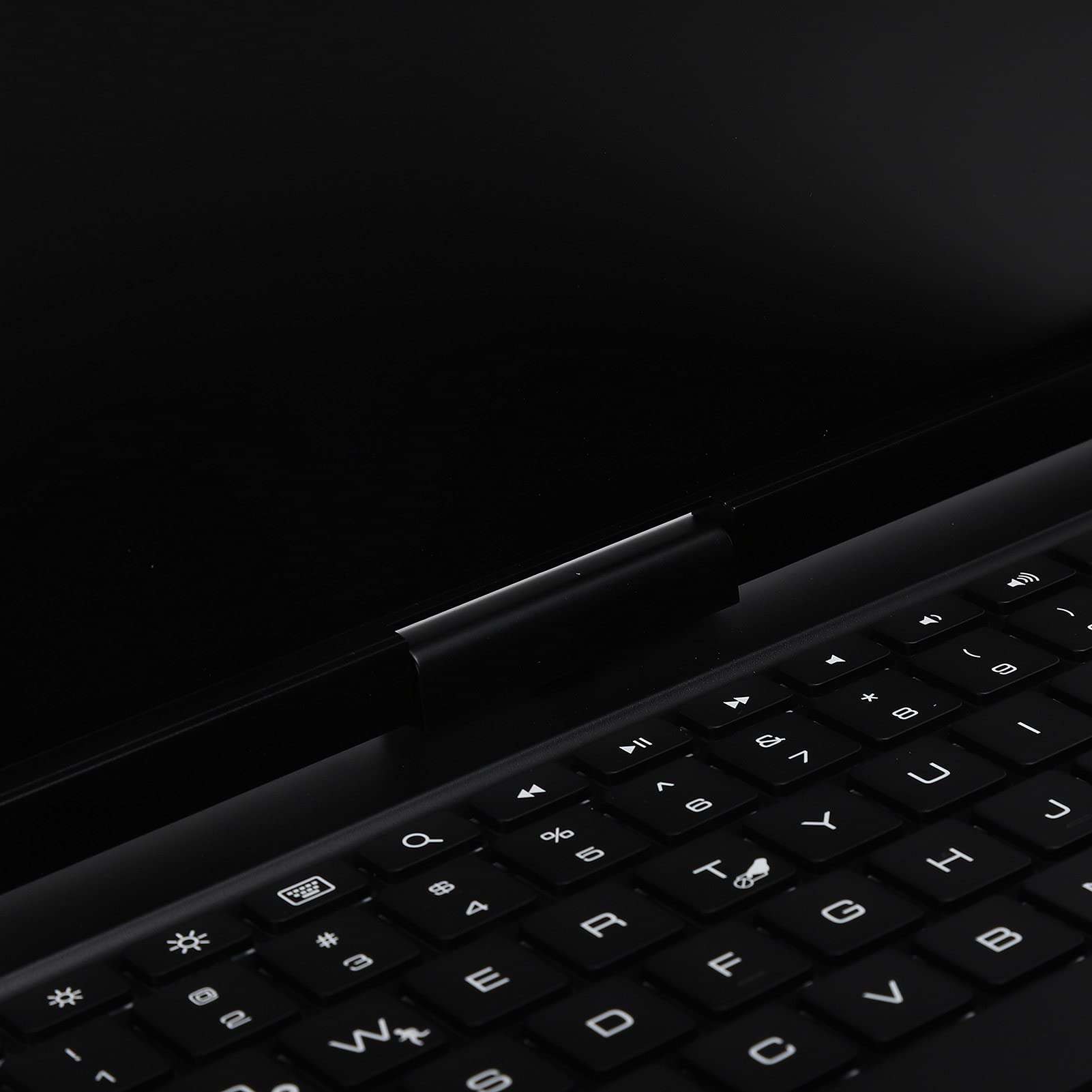 SIXRUN Teclado Bluetooth Plegable Inalámbrico, 78 Teclas Touchpad (Black)