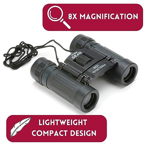 Whitby Gear 8x 21mm Compact Binoculars, Hiking and Wildlife Watching High-Definition Optics, Lightweight and Portable Design - Birdwatching, Travel, Events - Your Adventure Companion for the Outdoors - Image 2