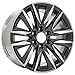 OE Wheels CA91 20 Inch Rim Fits Escalade Sport Style 20x9 Gloss Gunmetal with Polished Face - Hollander 4869 (1)