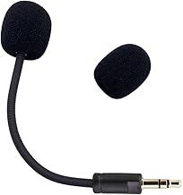 Electra V2 Mic Replacement, Replaceable 3.5mm Game Microphone Gooseneck Mic Boom for Razer Electra V2 USB 7.1 Surround Sound Gaming PS4 Xbox One Nintendo Switch Computer PC Headphones Headsets