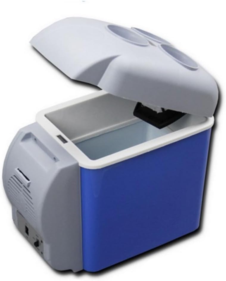 CHILDWEET 12v Car Refrigerator Cooler and Warmer Box Portable Mini Freezer for Drinks and Food Storage for Travel Suv and Minivan Use Low Power Consumption Blue