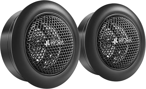 Image of Hydra HX-165CS 6.5 Inch Component Car Speaker Set, 1500 Watt Peak Power, Hi-Res Audio, with Tweeters, Woofers and Crossovers