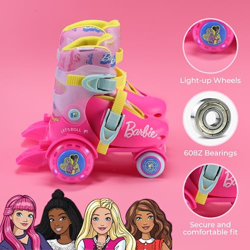 Image of Trainer Skates for Kids, Light Up LED Wheels, Adjustable