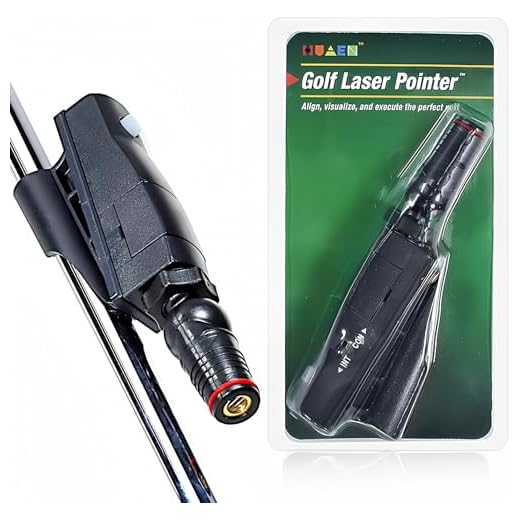 HUAEN Golf Putter Laser Sight Pointer Training Putting Training Aid Corrector Fix Your Putt in Seconds
