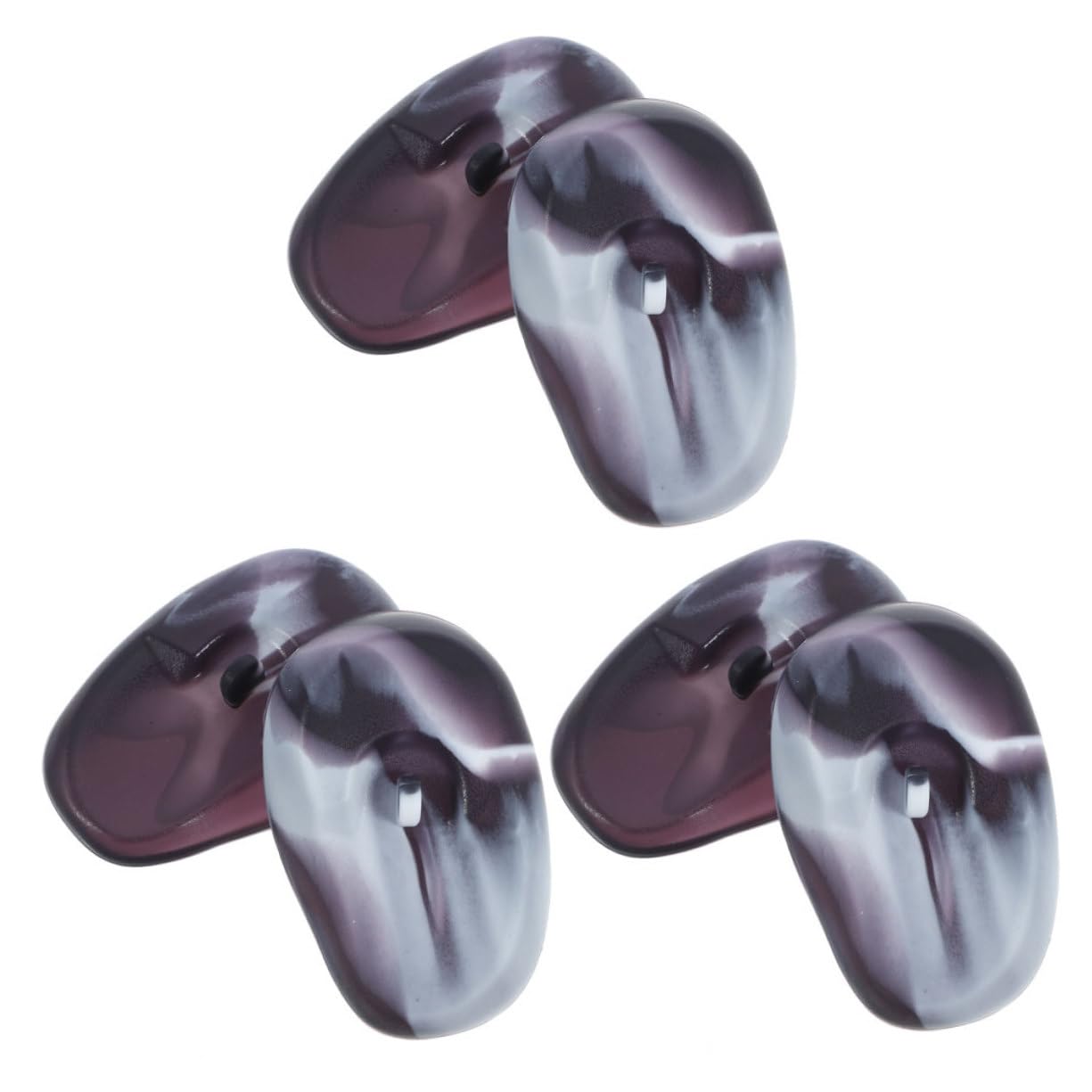Beaupretty 15pares Cubiertas De Oído De Impermeables Para Tinte De Cabello De Para Orejas Reutilizables Accesorio De Peluquería Para Manchas y Del Agua