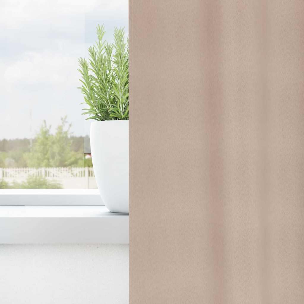 Coppia Tende Oscuranti Talpa 260x140 cm in Poliestere 2 Pezzi | Tende oscuranti termiche per camera da letto e soggiorno. Tessuto a tre strati per privacy e controllo luce.