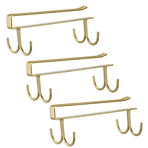 FOMANSH Colgador Utensilios Cocina de Tazas,Soporte debajo del Armario para tazas de vino ,Ganchos de Almacenamiento para Tazas,Gabinete, Bufandas Cover