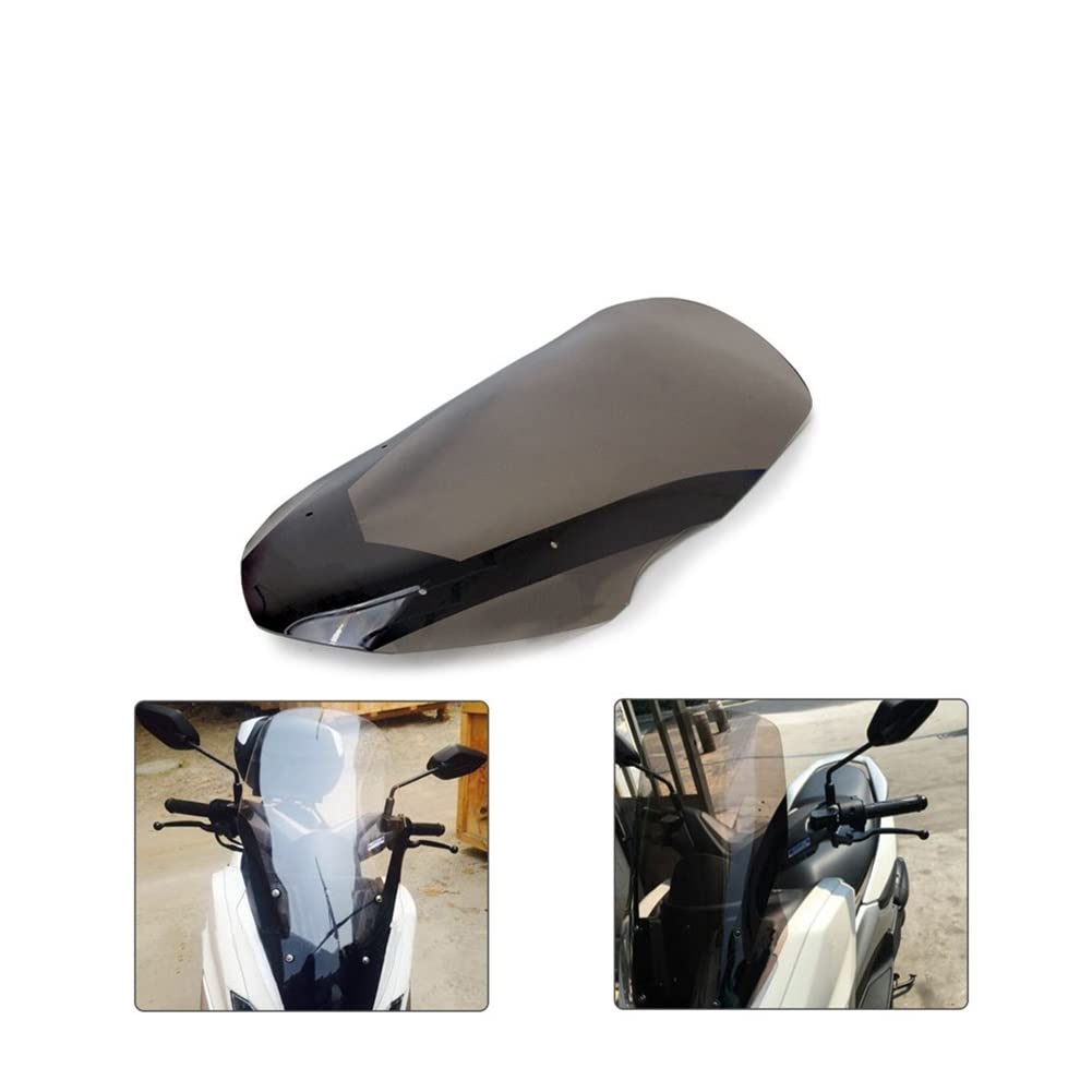MotoPare-Brise Yamaha N-Max 125/155 2016-2018 Pare-Brise déflecteur Pare-Vent déflecteur Pare-Brise-Glace ABS Blanc