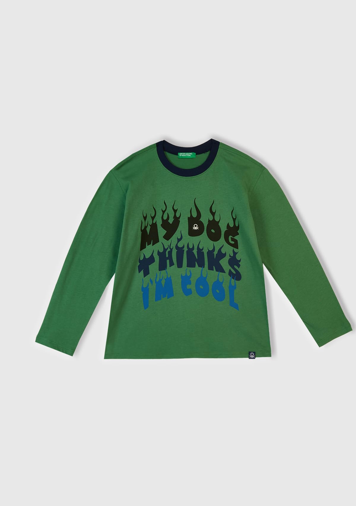 United Colors of Benetton Pidżama — zestaw Chłopcy Pig(maglia+pant) 3vd00p08x