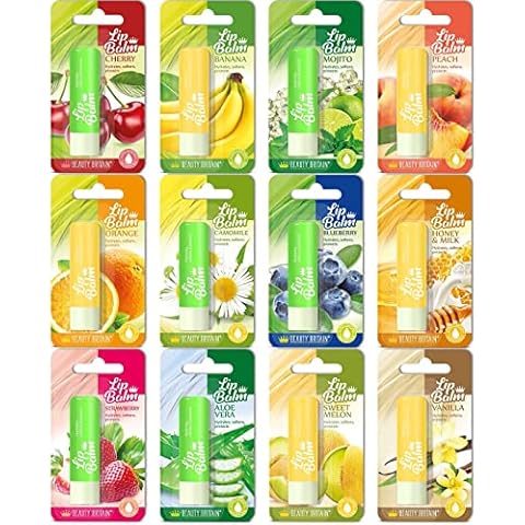 Bálsamos Labiales de Lujo con 12 Aromas Unisex Cover