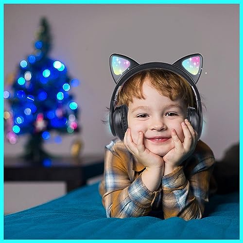 Cuffie Bluetooth per bambini, con orecchie da