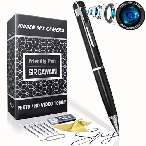 Image of DEATTI 1080P Body Camera Pen [Upgraded 2024] - Body Cam with HD Video or Picture Taking, SD Card Storage, and Manual Control for Privacy Compliance (DECM28)