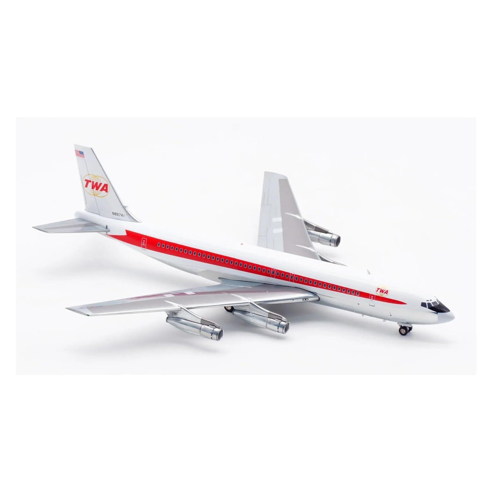 Amazon | 飛行機 模型 完成品 1:200 トランスワールド航空 TWA