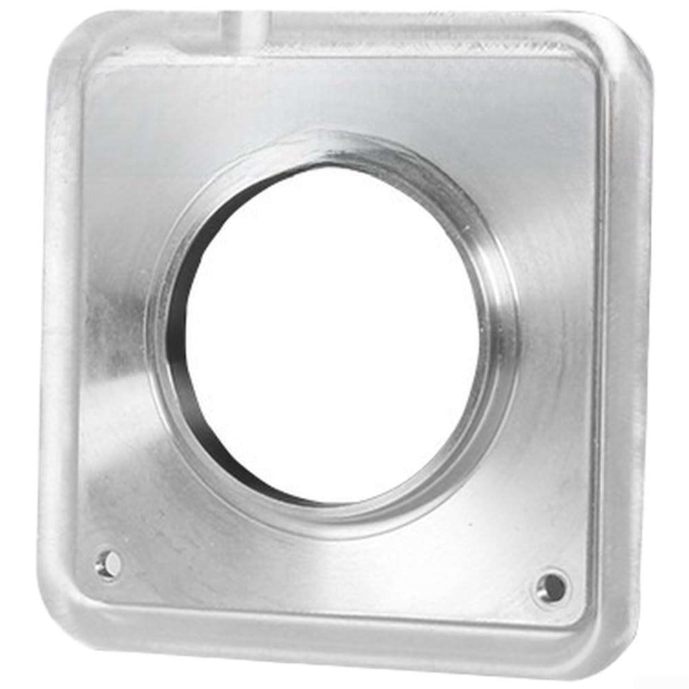 RV - Valvola di scarico per acque reflue, accessori in plastica ABS con cavo di trazione e flangia, 50/63/75 mm, per camper e rimorchio con cavo di trazione da 1,2 m o 2 m, set di accessori (2 m Pull