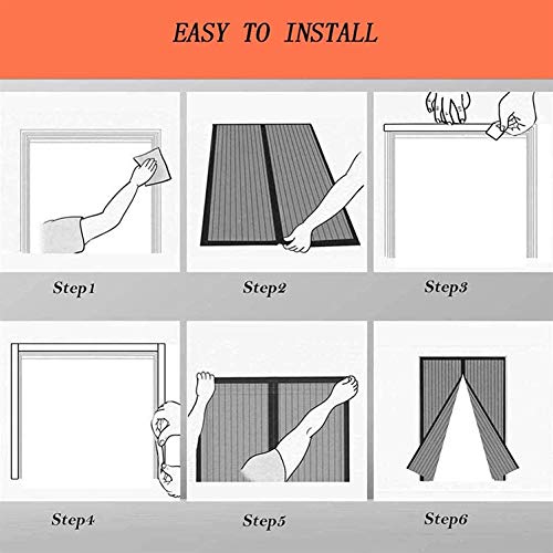COUEO Mückennetz Vorhang 75x95cm(30x37inch)