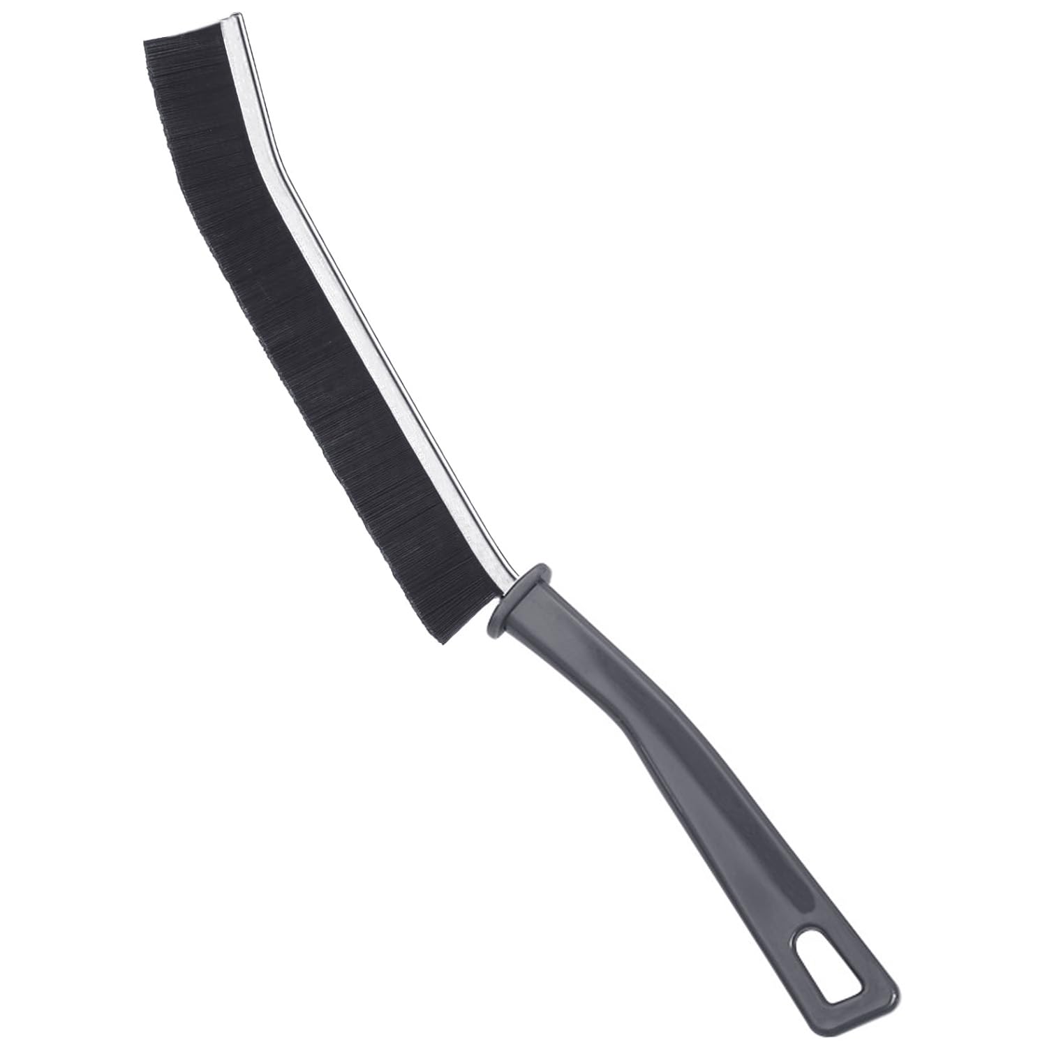 Hartborsten Eckenreinigungsbürste Premium Spaltreinigungsbürste Fugenbürste Reinigungsbürste Fugenreinigungsbürste Multifunktionale Bürste. (Grau 1 Stücke)