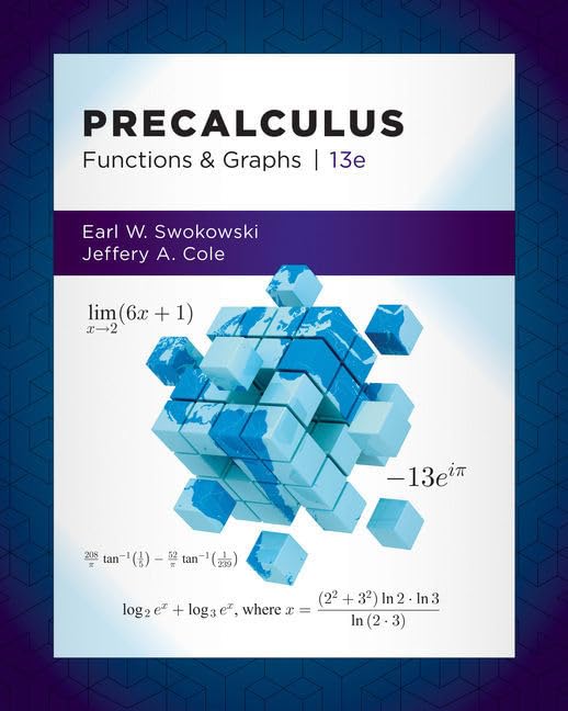 Bundle: Precalculus: Functions and Graphs, Loose-leaf Version,13th + WebAssign, Single-Term Printed Access Card