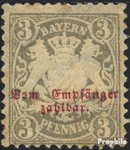 Timbres de collection Prophila Bavière p4 pour album 1876