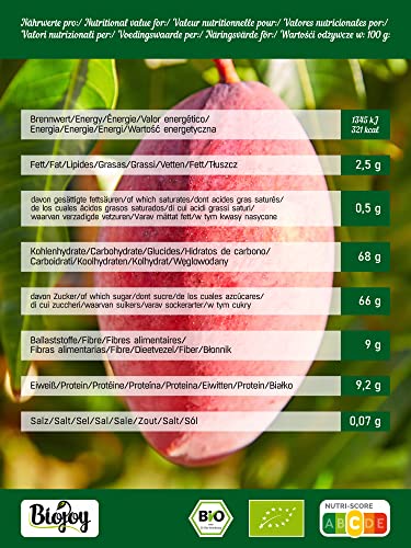 Biojoy Mango Essiccato BIO (1 kg), senza zucchero