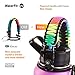 WaterFit Paracord Handle Compatible with Wide Mouth Water Bottle - Improved Design Survival Strap Cord with Safety Ring and Carabiner - Fits 12oz - 64oz Sports Water Bottle