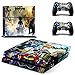 FENGLING Kingdom Hearts Ps4 Autocollants Playstation 4 Peau Ps4 Autocollant Couverture pour Playstation 4 Ps4 Console et contrôleur Peaux Vinyle