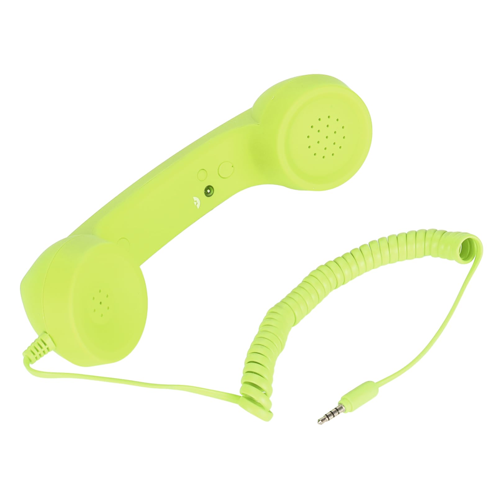 Ricevitore per Telefono Cellulare, Ricevitore Telefonico retrò Cablato da 3,5 Mm con Adattatore USB C, Ricevitore Telefonico Vintage Resistente Alle Radiazioni per Smartphone