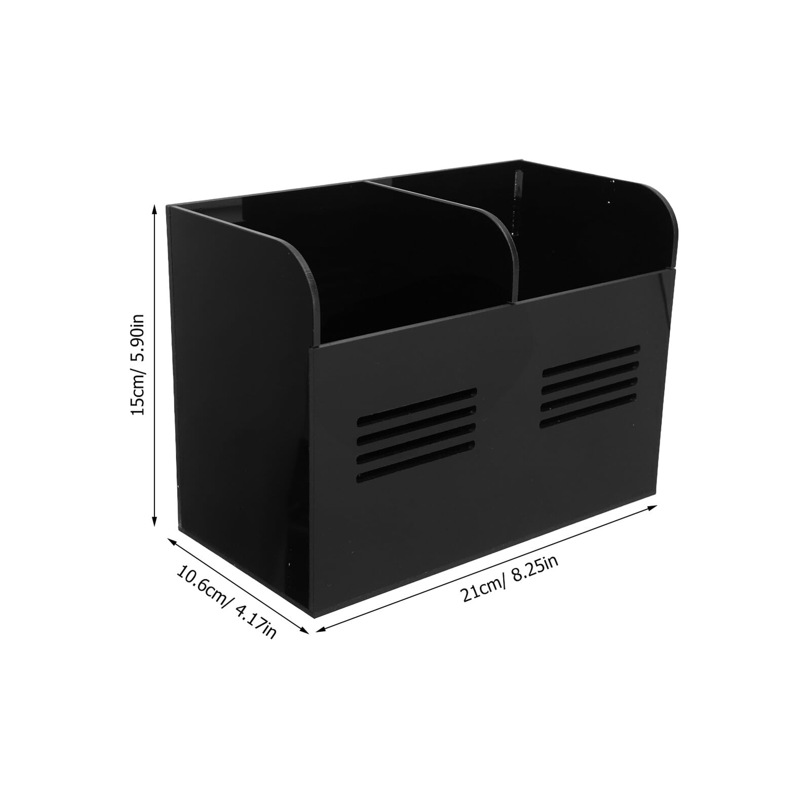 Acryl Strohhalm Organizer für Küchenarbeitsplatte und Schrank, Schwarz