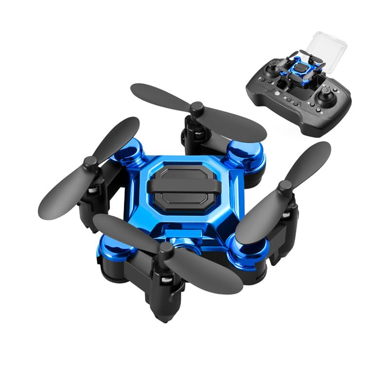 Image of Mini Aerial Photography Drone with 4K HD Camera, Portable, Altitude Hold, Propeller Protection, 360 Roll, Trajectory Flight, One-key Takeoff /Landing