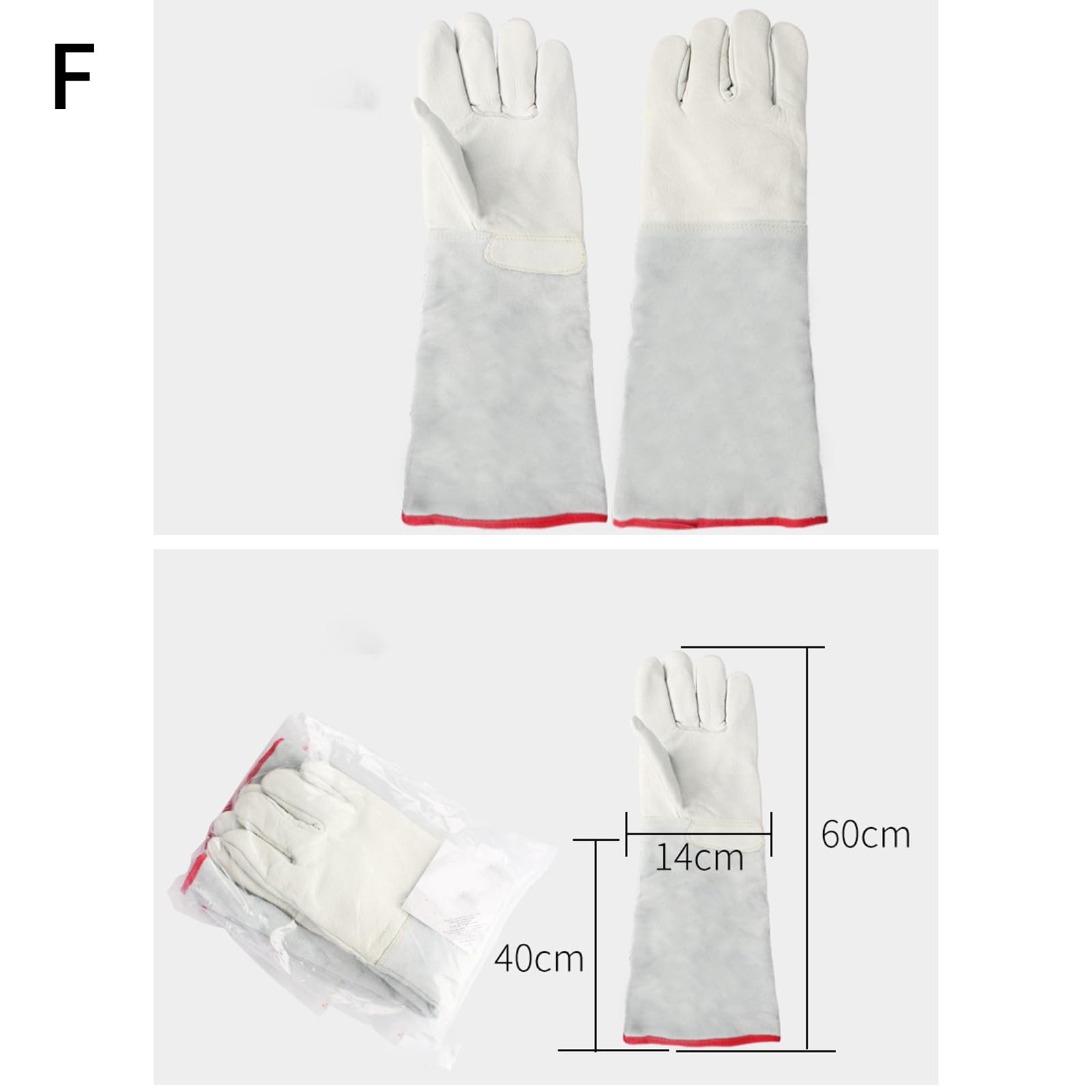 Guantes criogénicos de cuero con agarre antideslizante, guantes resistentes a líquidos para defensa contra el frío extremo hasta 260 °C, guantes de cuero que no congelan.