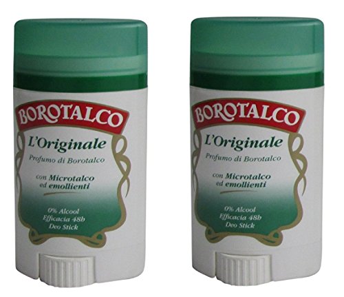 Borotalco: Deo Stick Borotalco l' Originale Deodorant 40 ml Pack of 2 (1.35 fl.oz) [ Italian Import ]