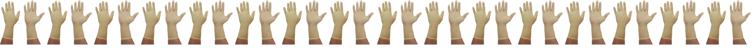 Kimberly-Clark 56814 KIMTECH Pure G3 Latex Gloves M